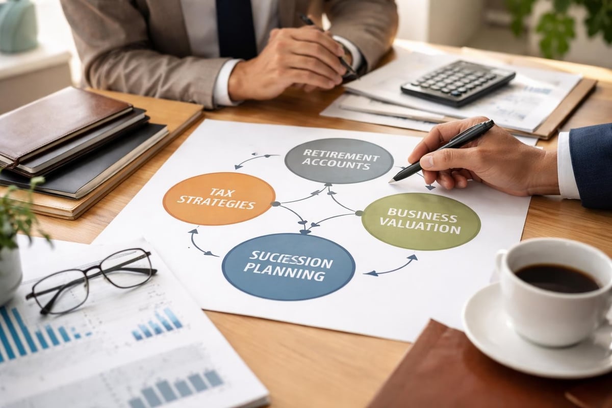 Small business financial planning components