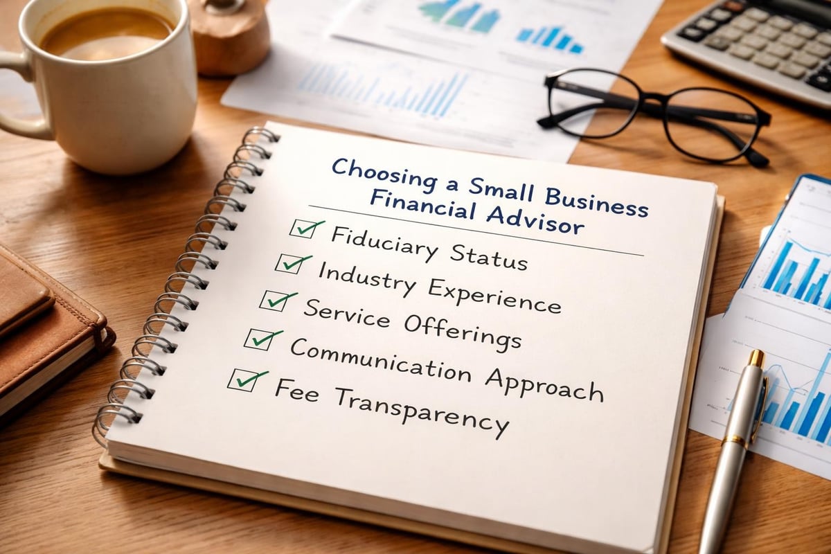 Financial advisor selection criteria