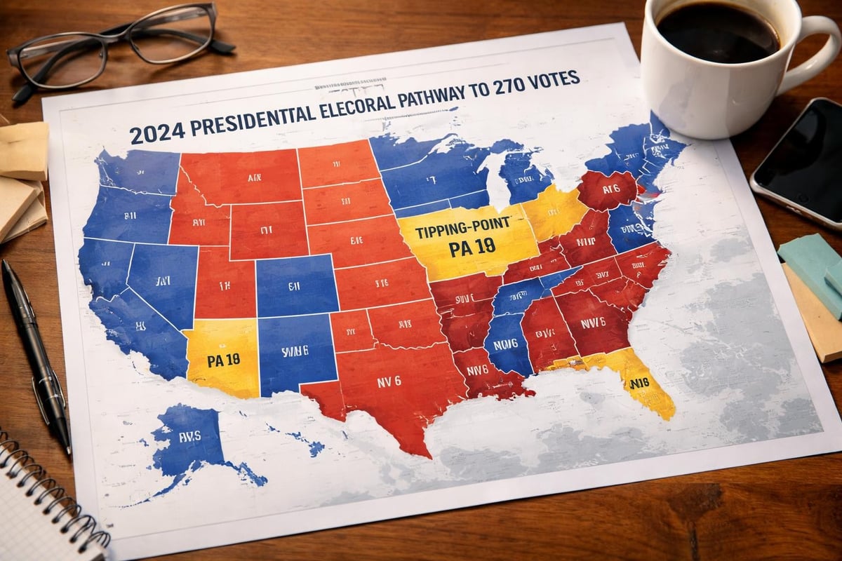 Electoral college vote distribution