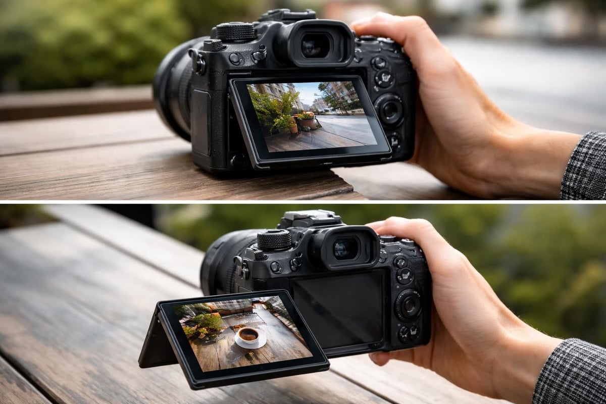 Nikon Z5 viewfinder and screen setup