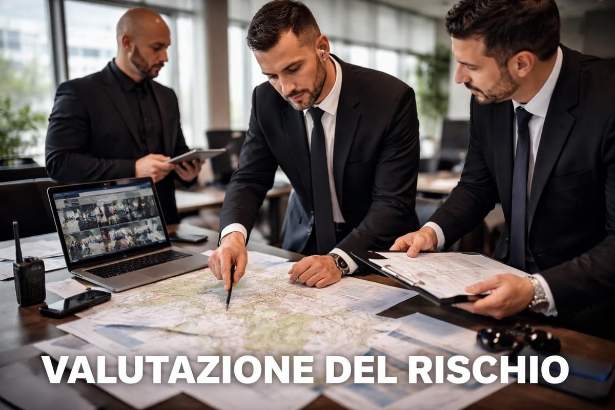 Analisi del profilo di rischio per servizi bodyguard