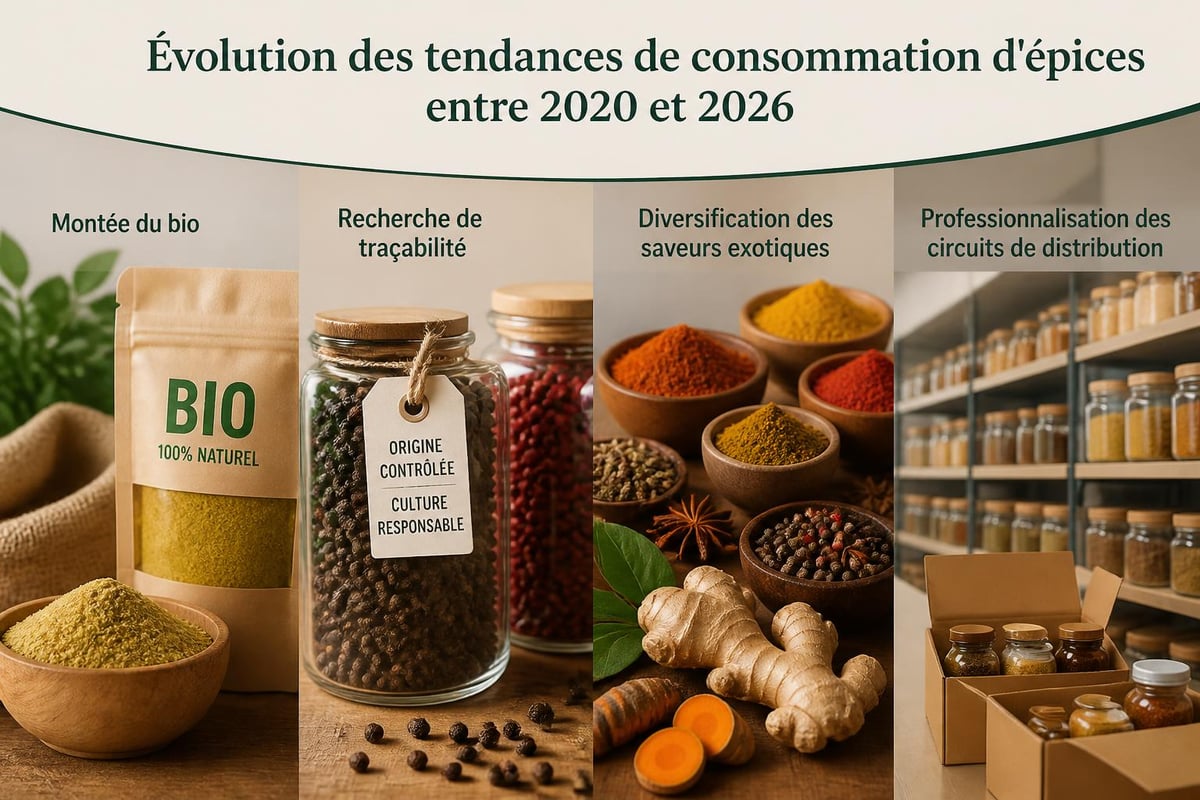 Marché des épices en France