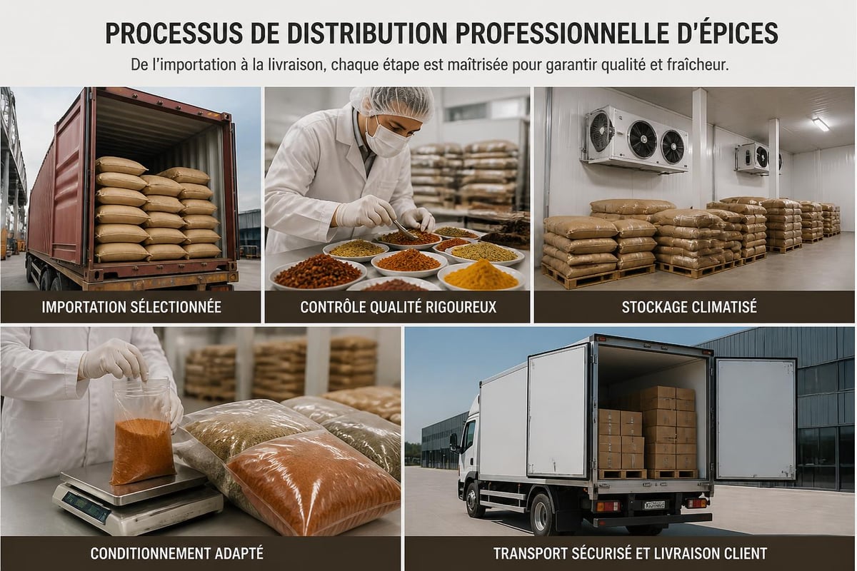 Chaîne logistique des épices