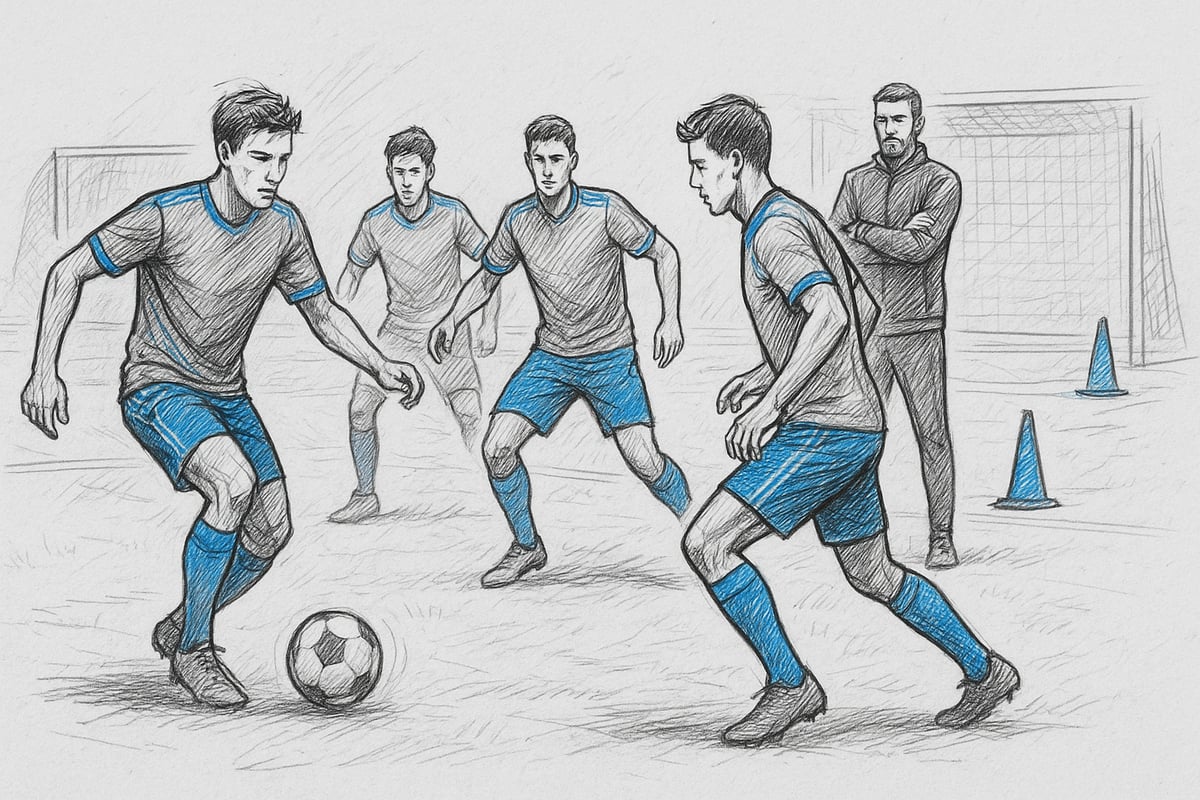 Ejercicios Técnicos y Tácticos Específicos para Centrocampistas