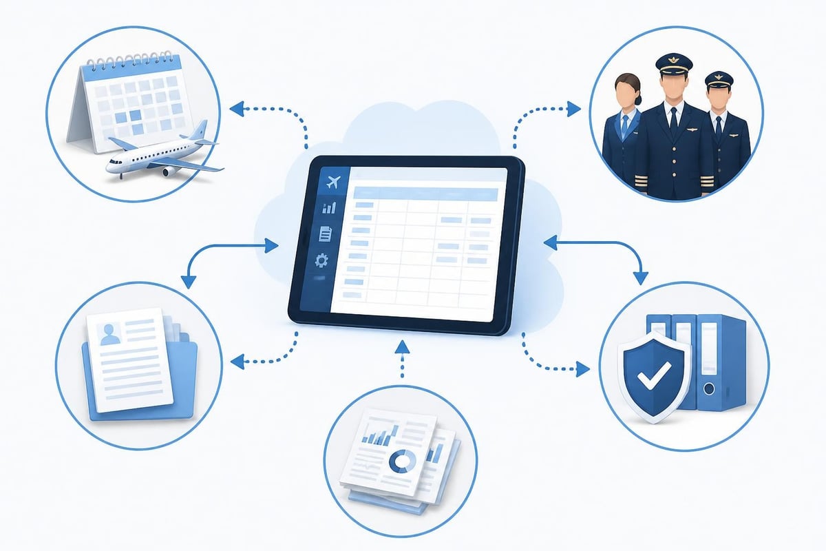Electronic logbook export and integration