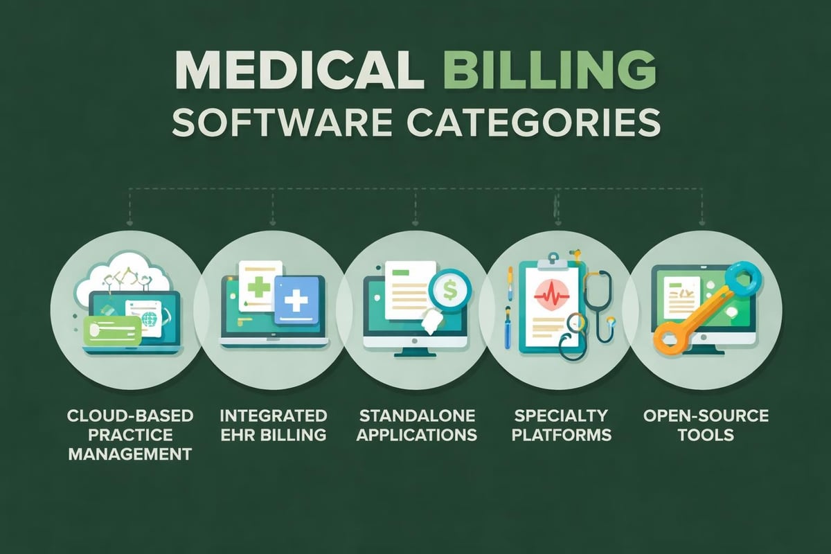 Medical billing software categories