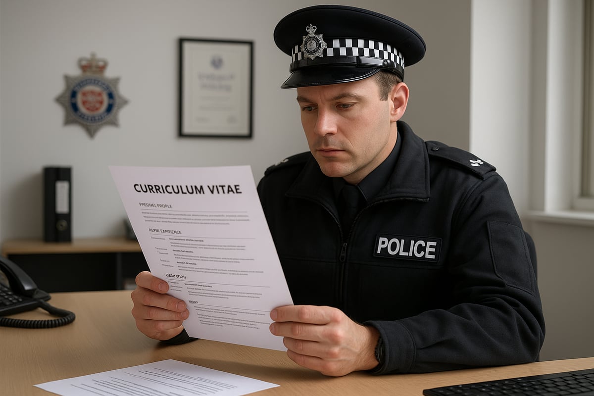 Structuring Your Police CV: A Step-by-Step Guide