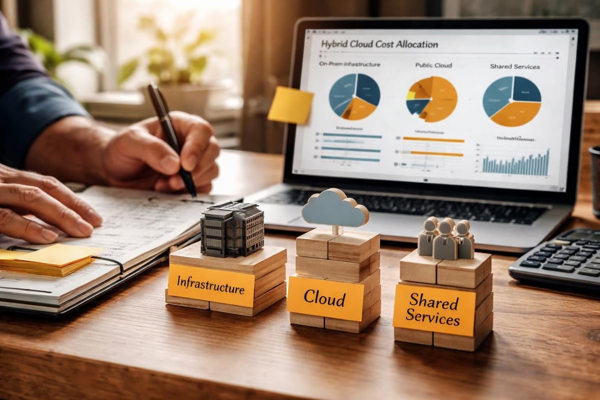 Hybrid cloud cost allocation