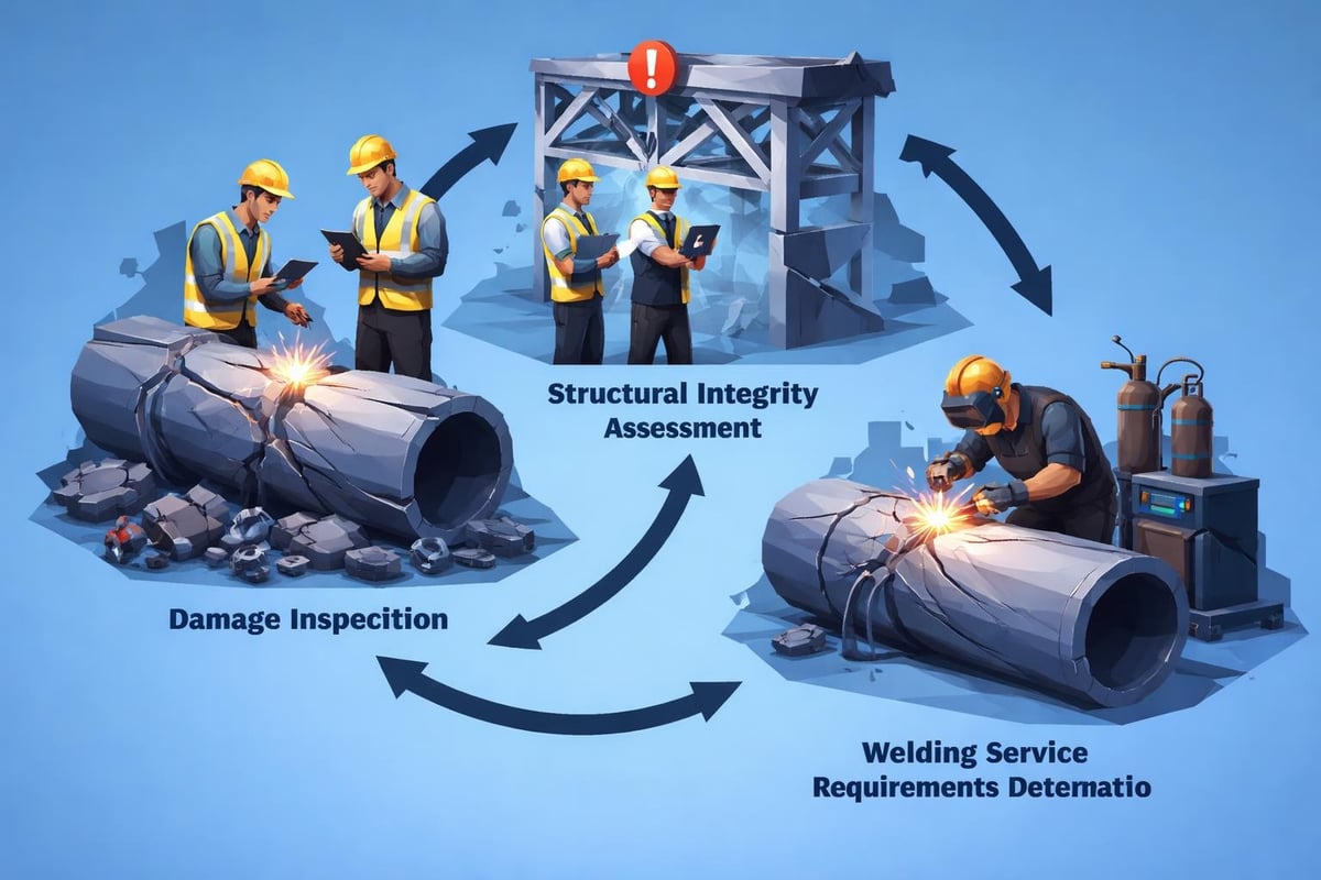 Equipment failure assessment workflow