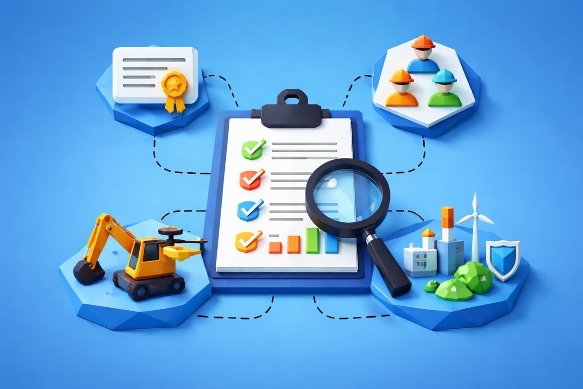 Welding service evaluation criteria