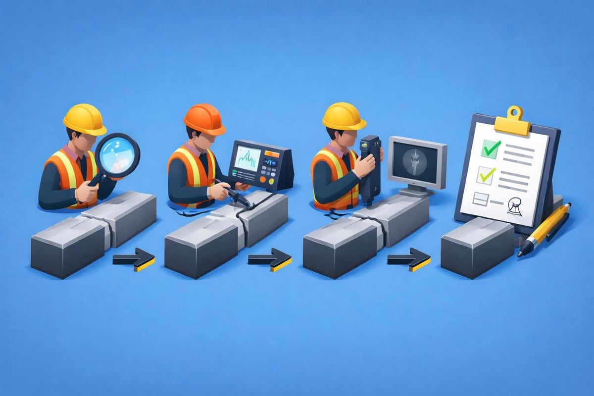 Welding quality verification process