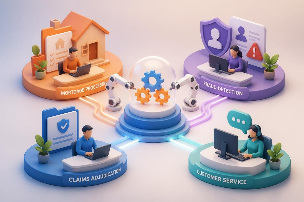 Financial services BPO workflow