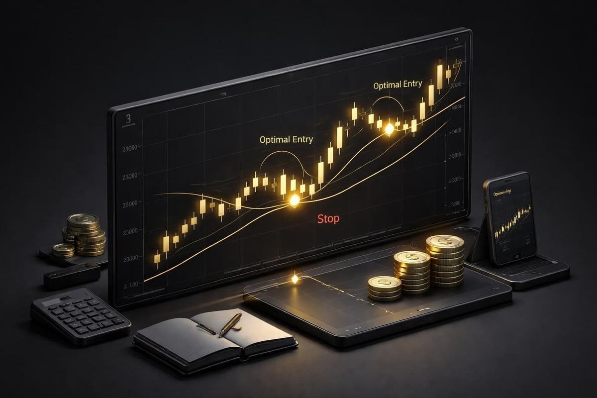Pullback entry after crossover