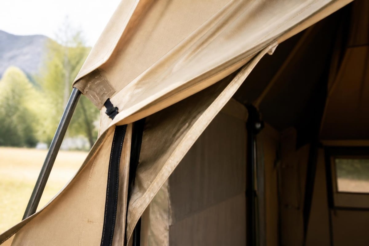 Lodge tent construction layers