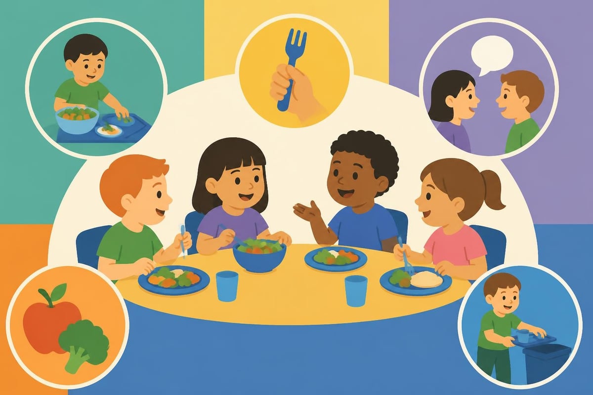 Lunch routine and learning