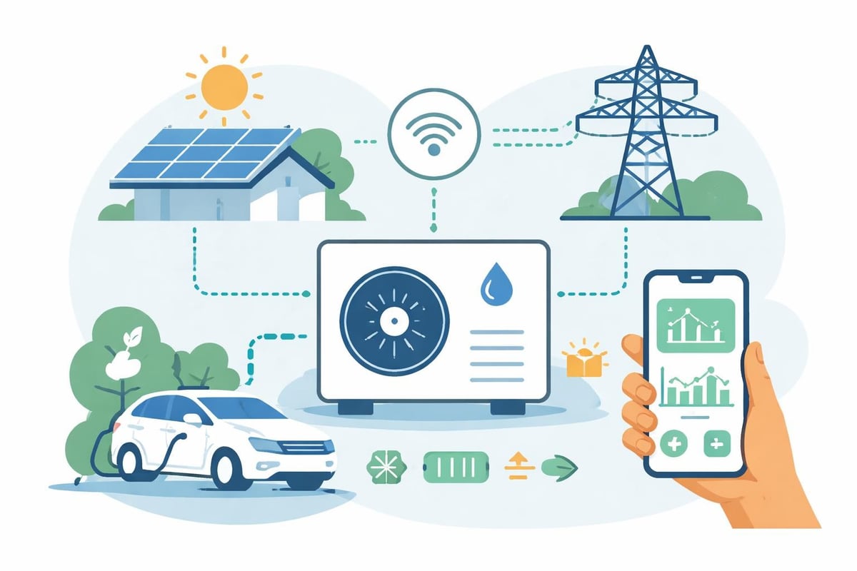 Smart Home Integration Viessmann Wärmepumpe – ViCare App und PV-Kopplung