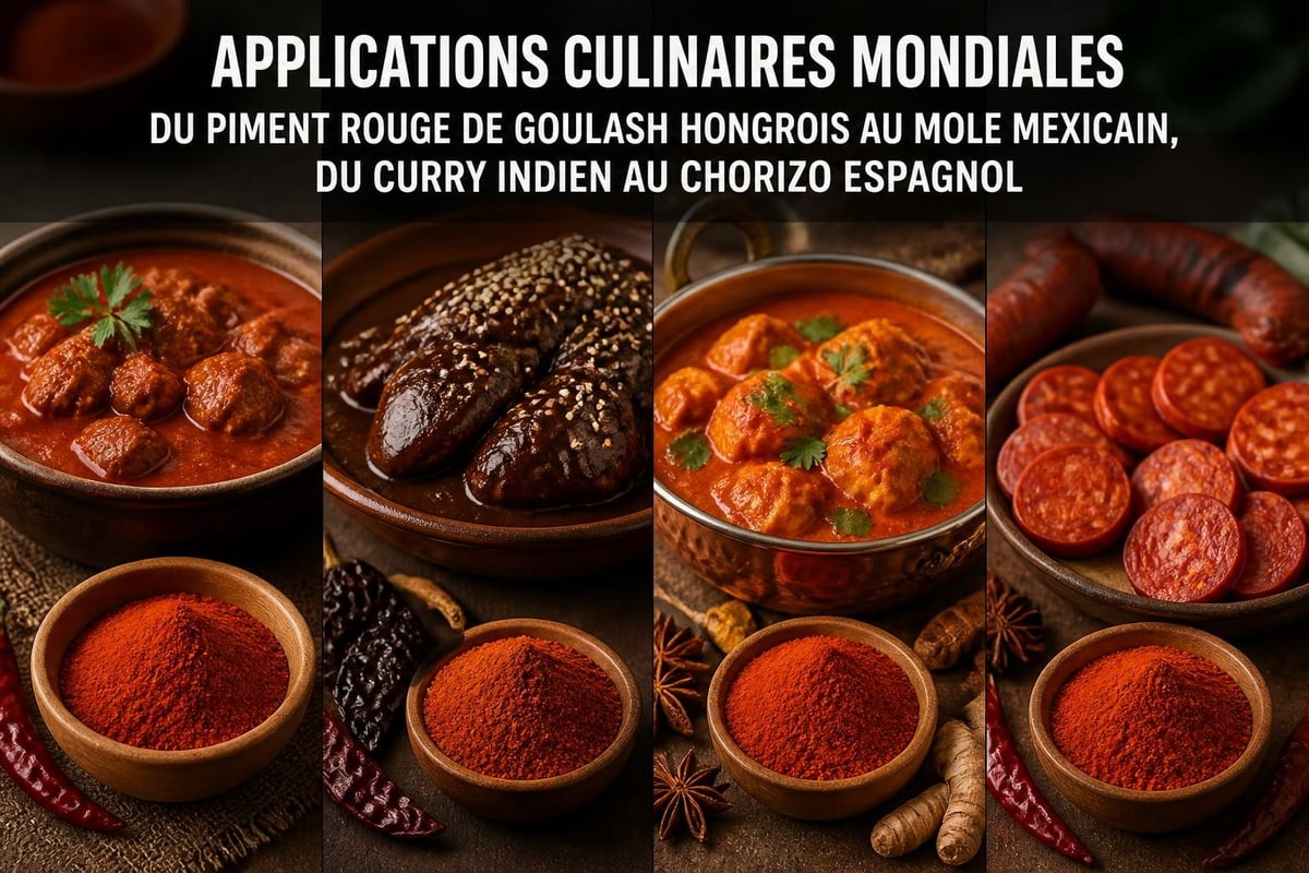 Applications culinaires mondiales