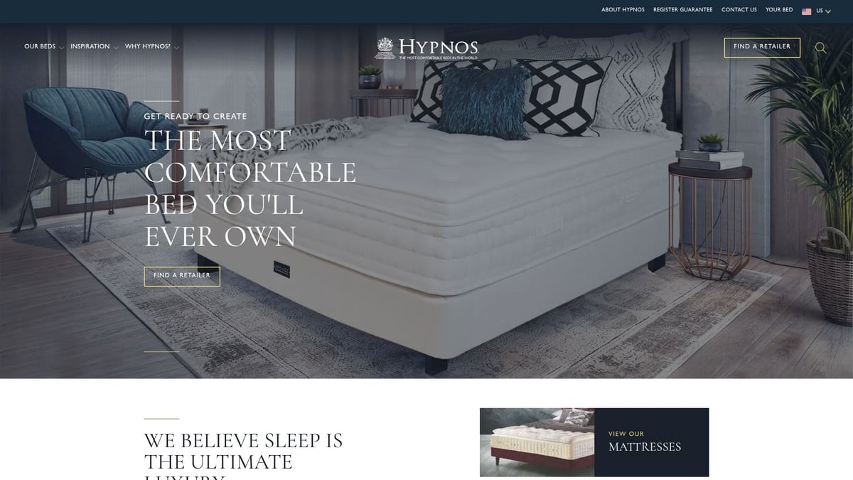 7 Stylish Fabric Double Bed Ideas for Your Bedroom 2026 - Hypnos Francesca Winged Fabric Bed – Bespoke British Craftsmanship