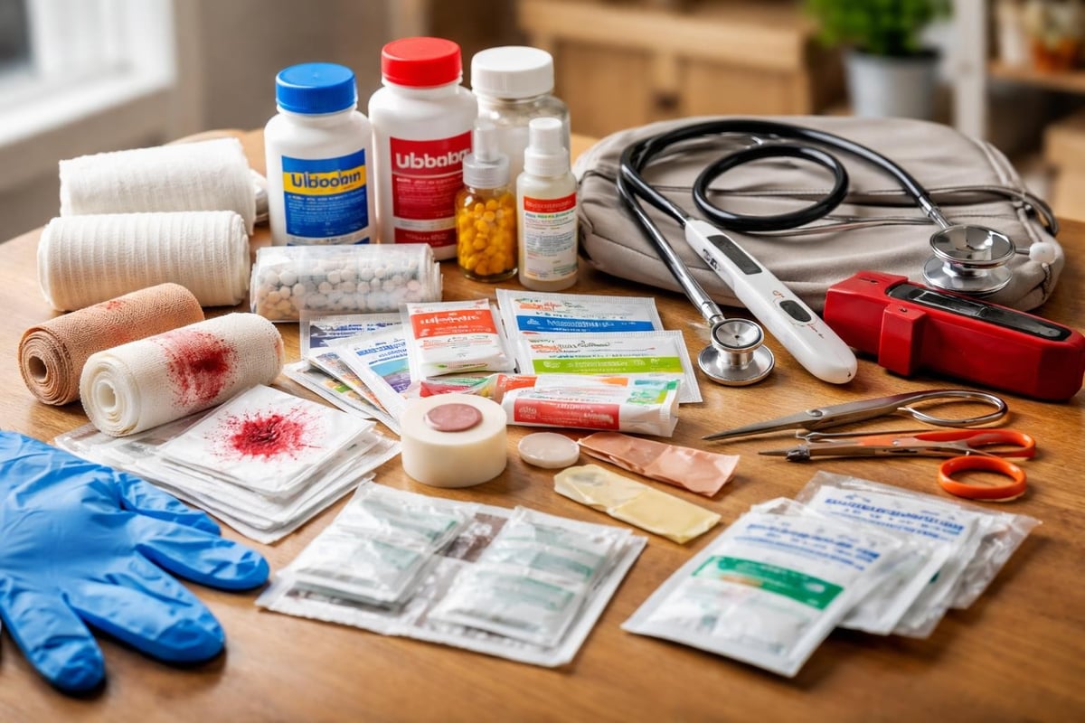 First aid kit organization