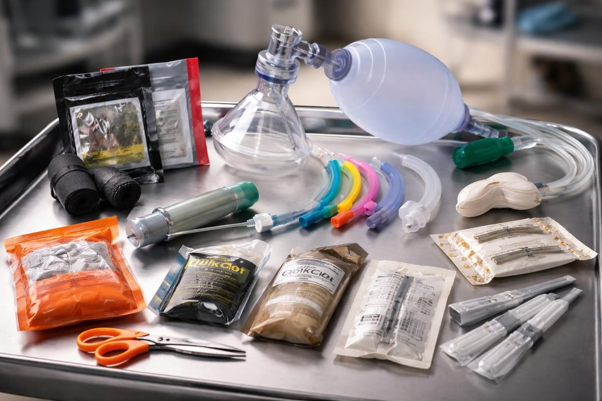 Professional medical supply categories