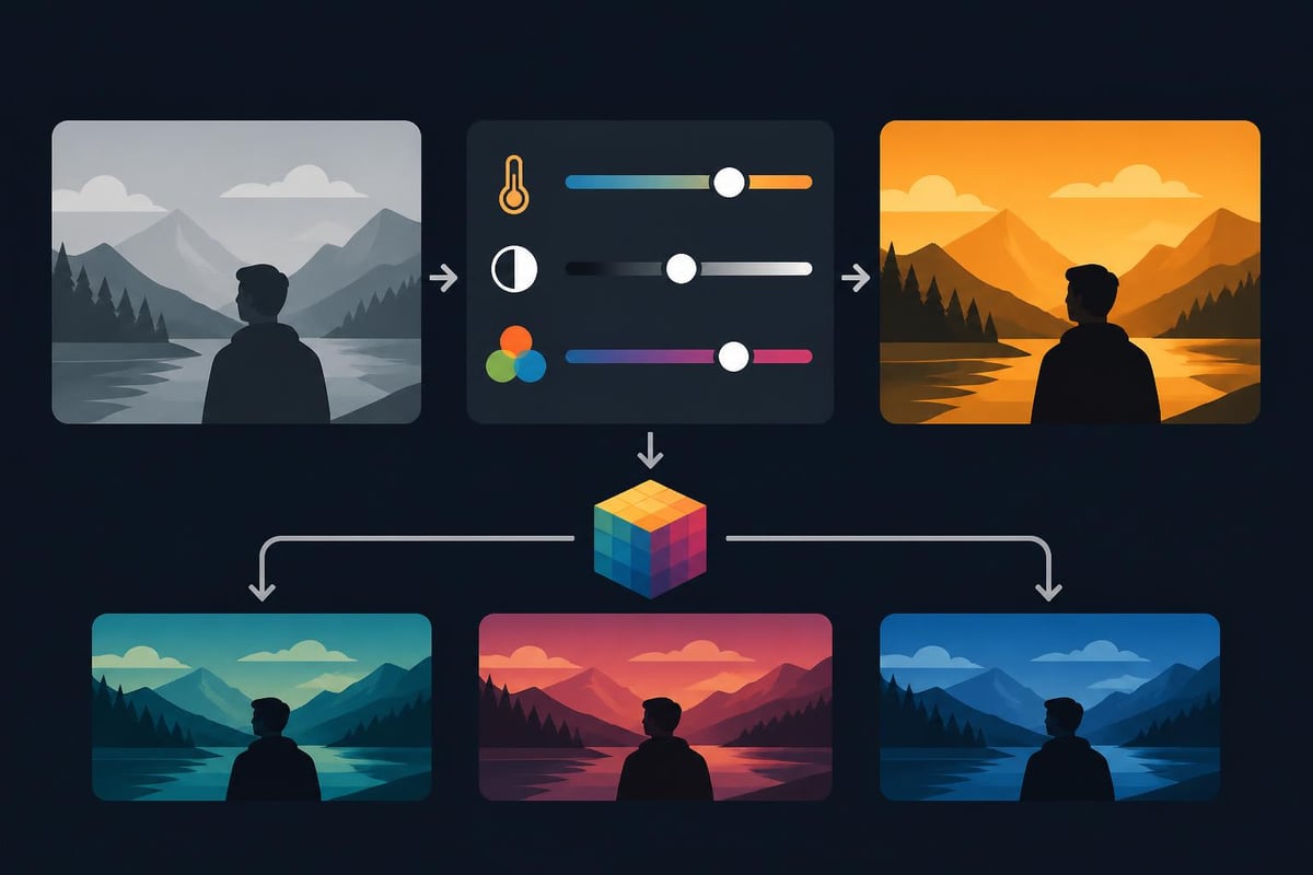 Color grading workflow