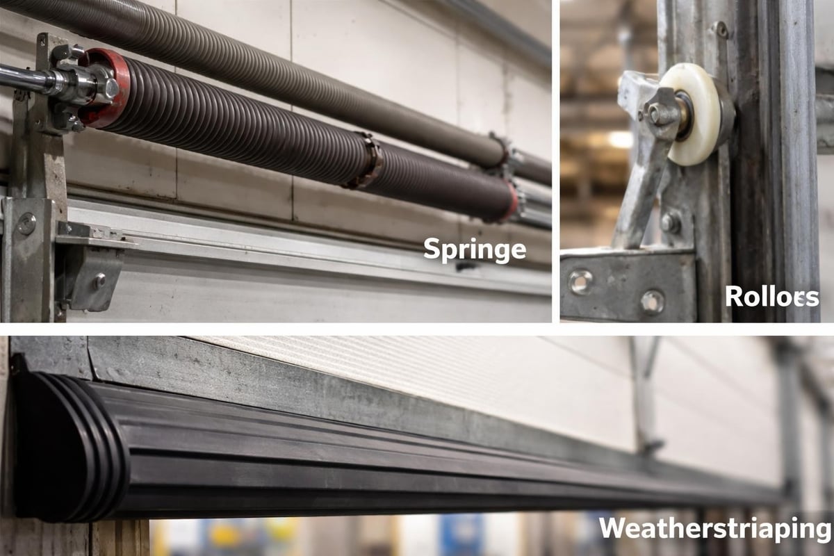 Commercial garage door maintenance