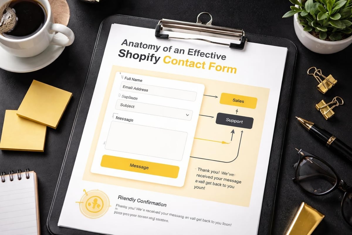Contact form structure