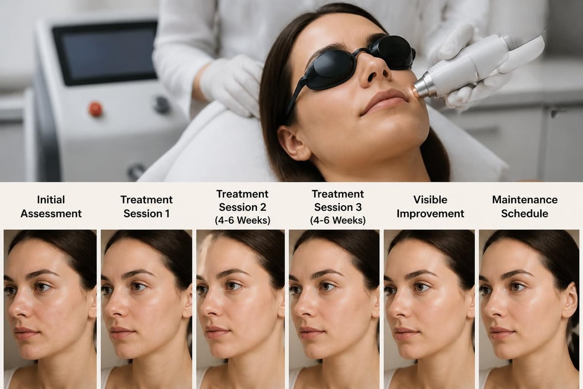 Treatment session progression