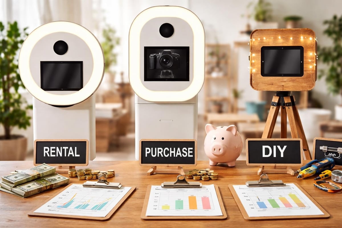 Photo booth rental vs purchase decision factors