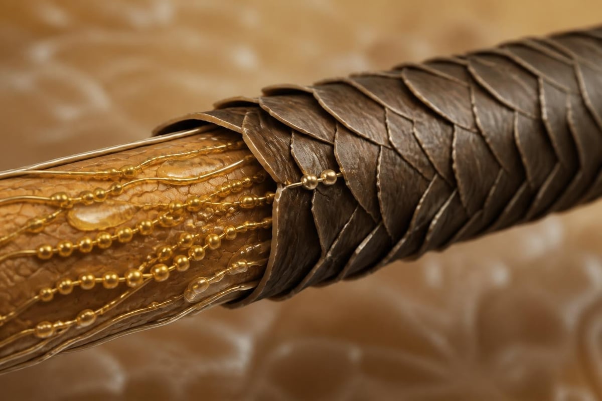 How carrier oils penetrate beard hair cuticles