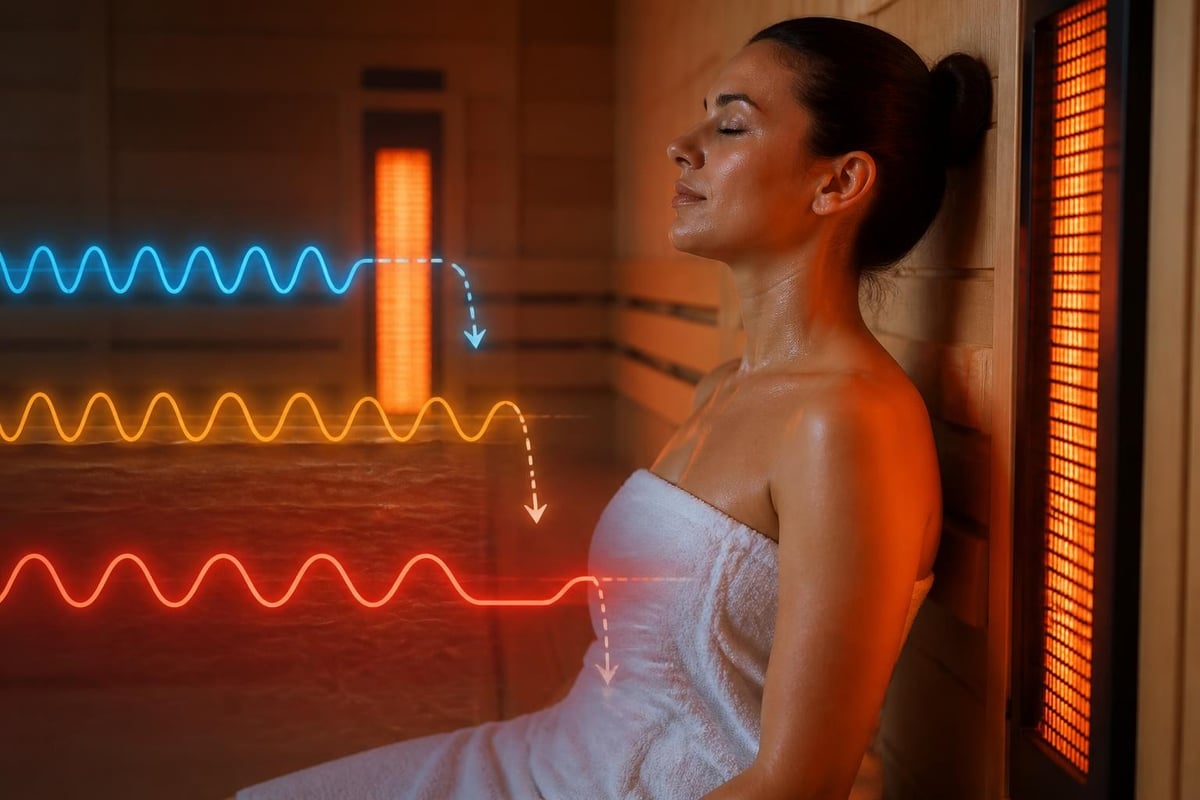 Infrared wavelength penetration