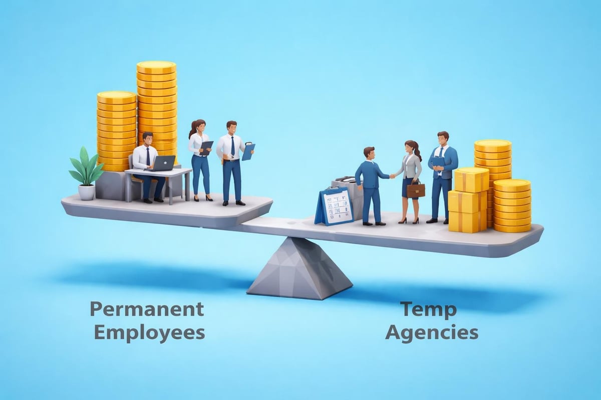 Staffing cost comparison