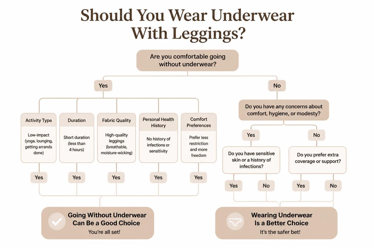 Underwear decision flowchart