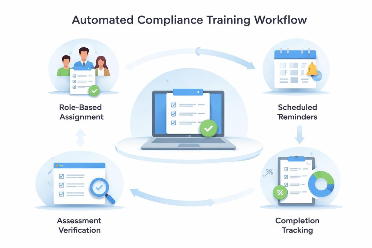 LMS compliance workflow