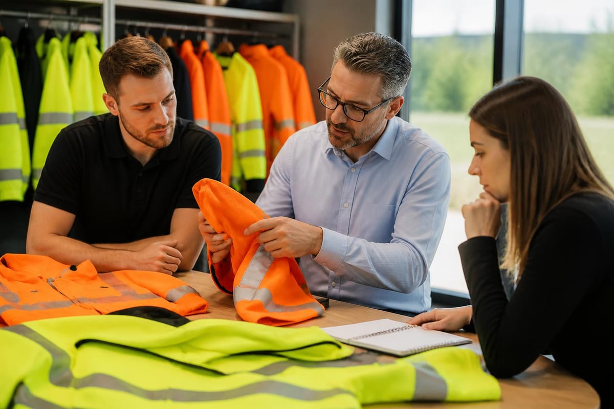 Custom hi vis clothing supplier selection criteria