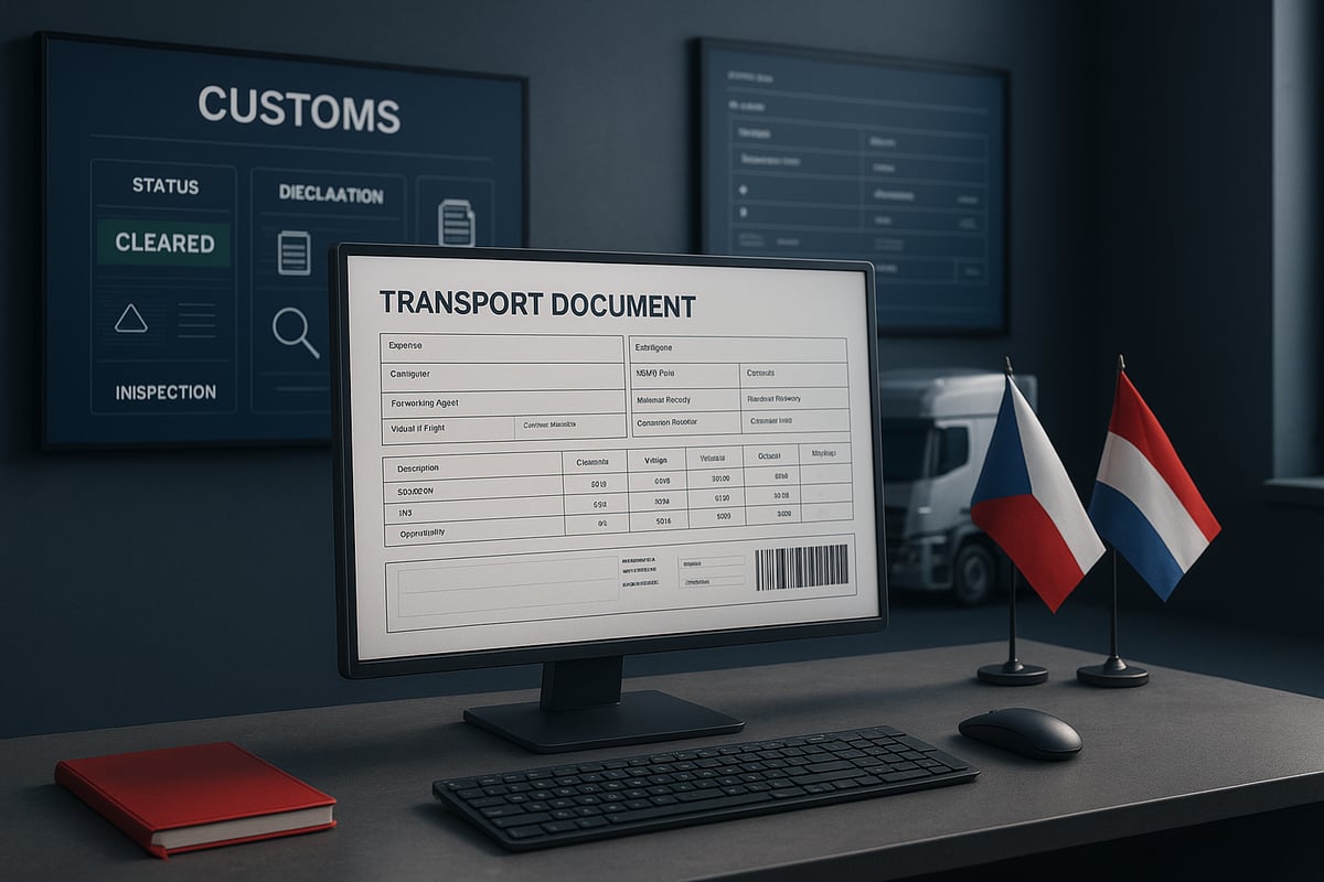 Douane, Documentatie en Regels voor Transport naar Tsjechië