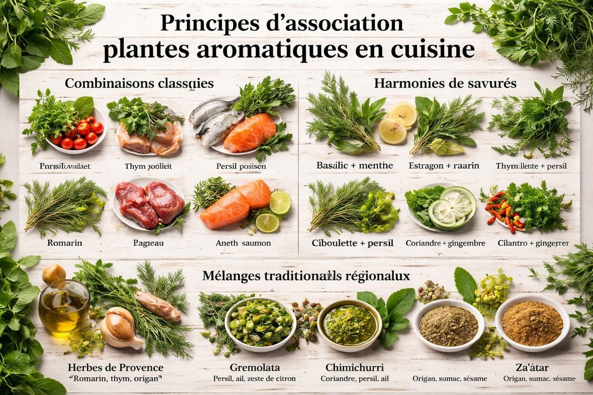 Association plantes aromatiques