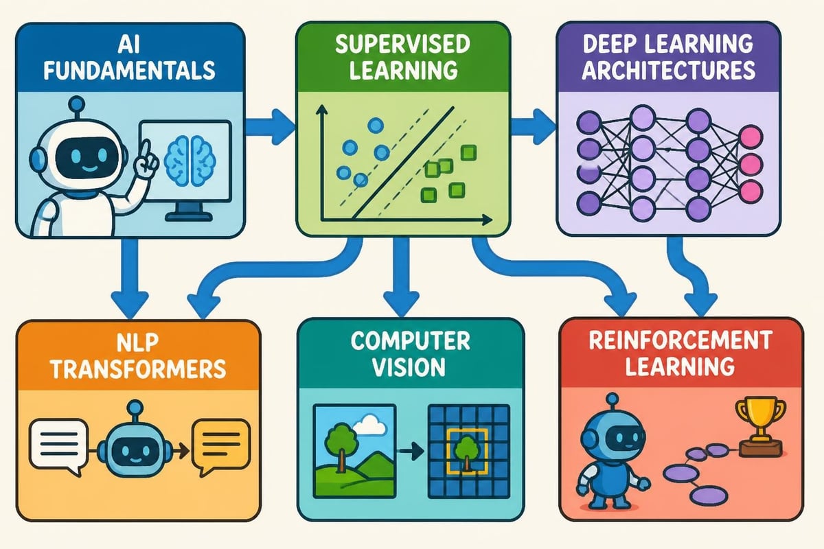 AI learning path progression