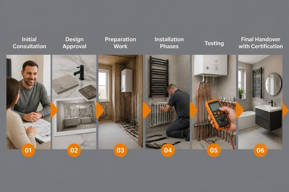 Plumbing project timeline