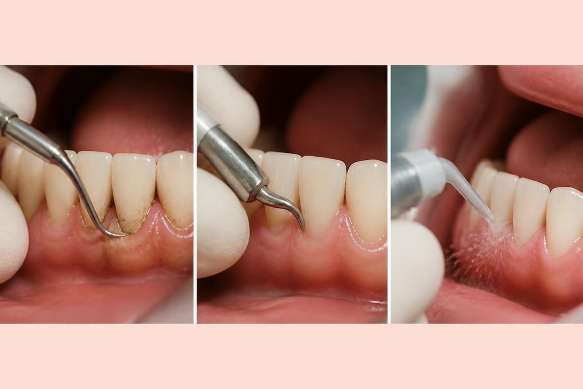 Fases do deep cleaning dental