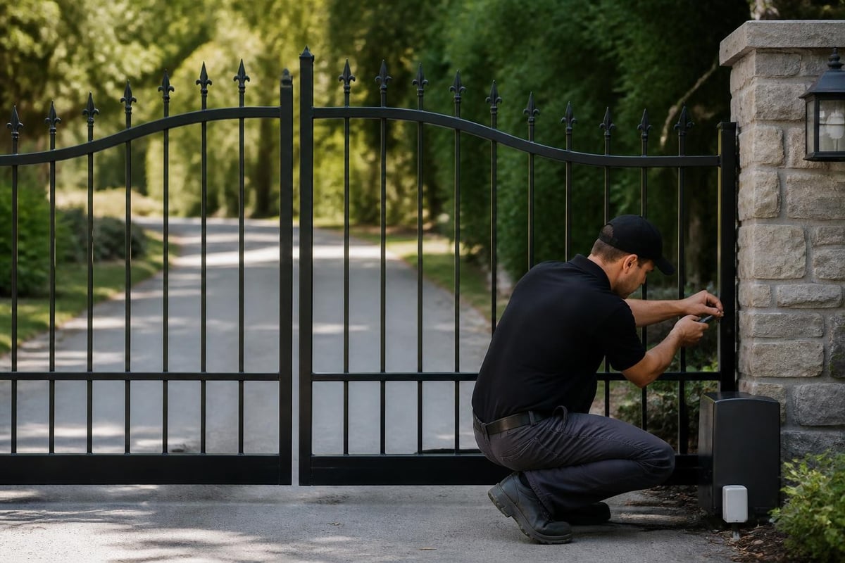 Gate maintenance schedule