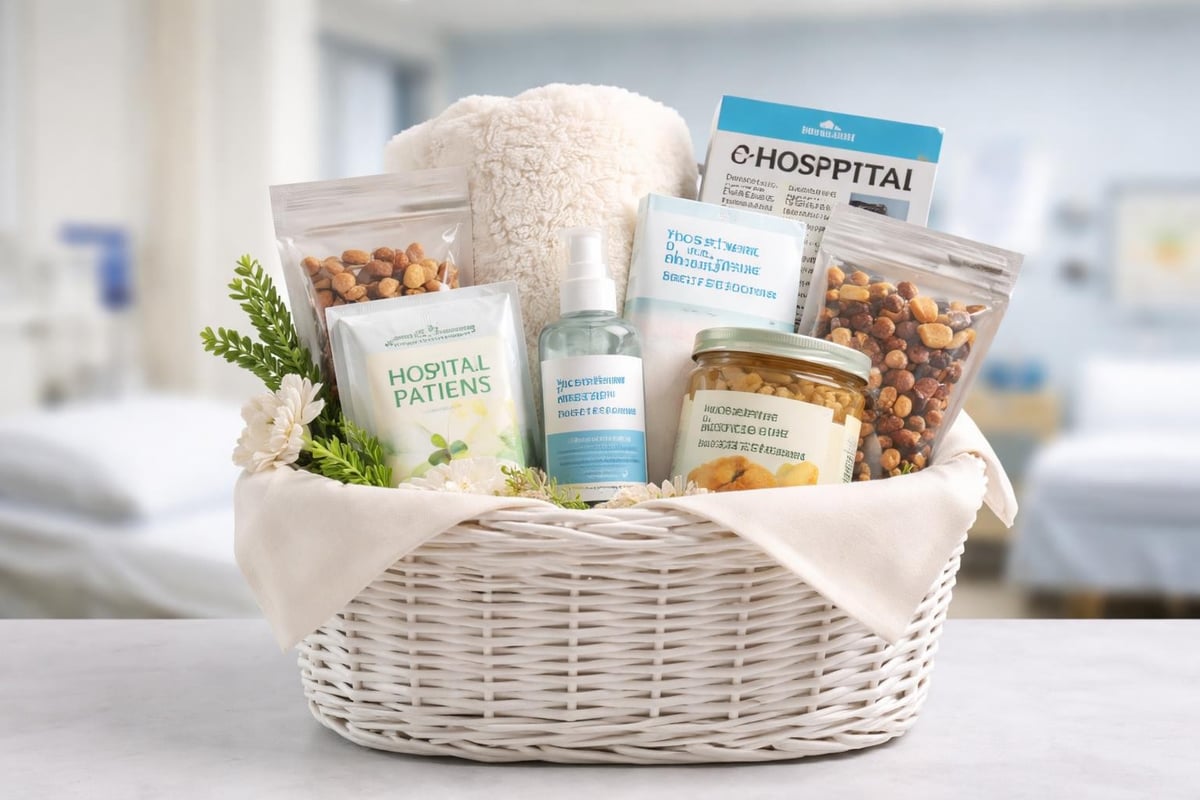 Hospital gift basket safety compliance