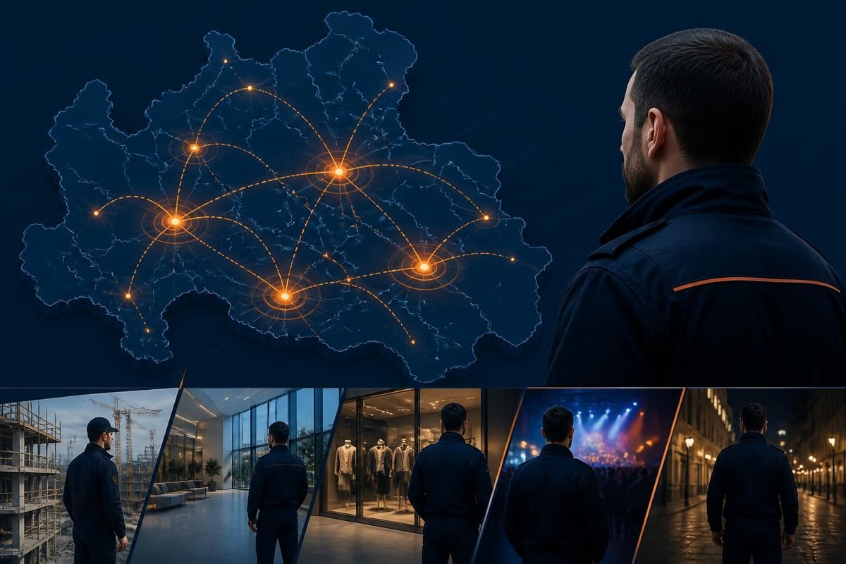 Mappa copertura operatori vigilanza