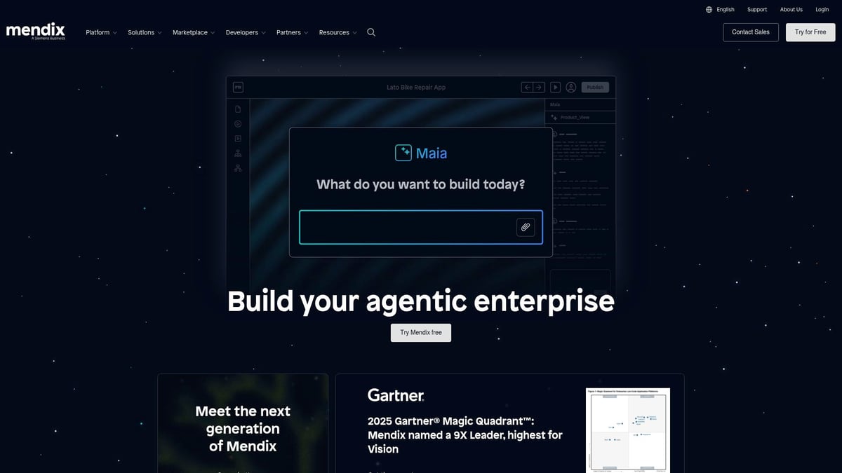 7 Leading Low Code AI Platform Solutions to Watch in 2026 - Mendix