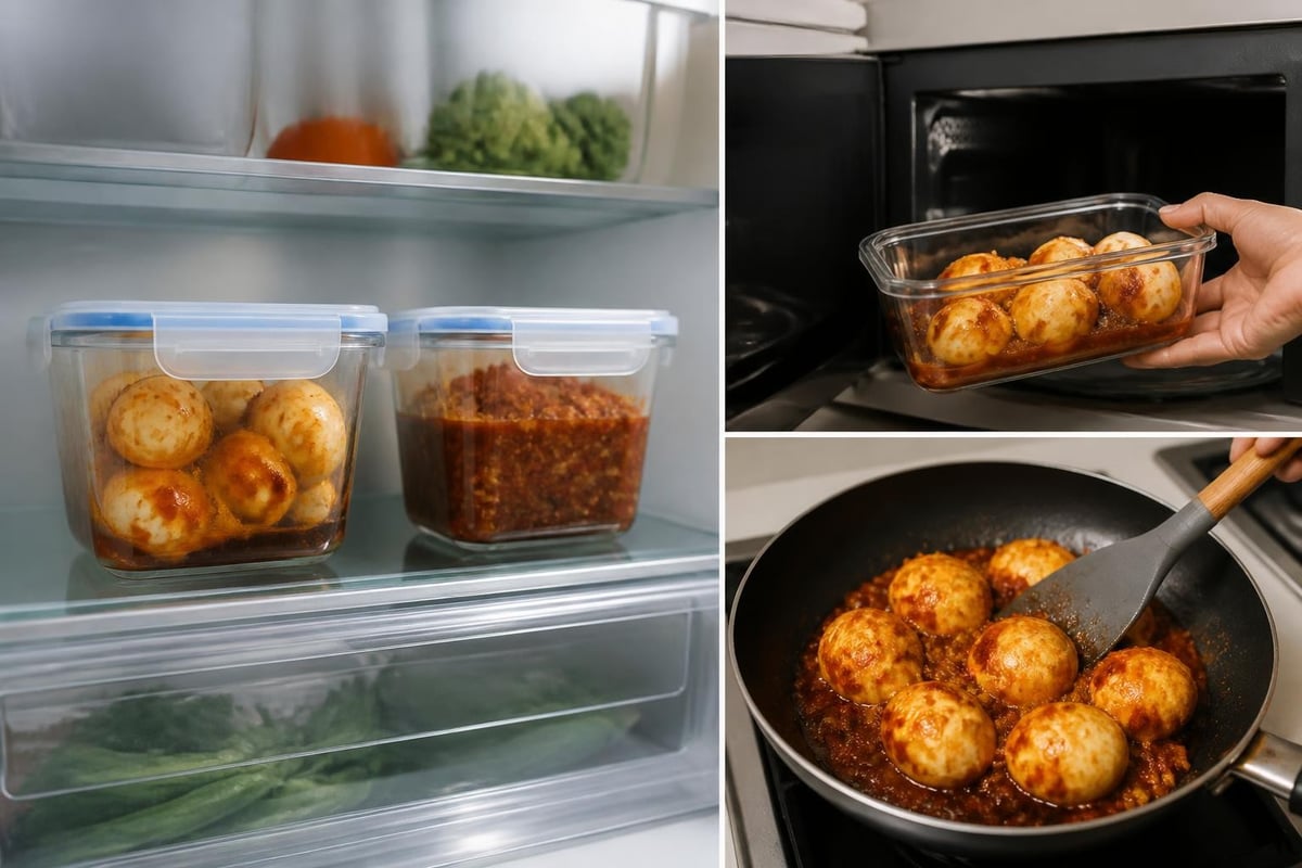 Tips penyimpanan telur balado