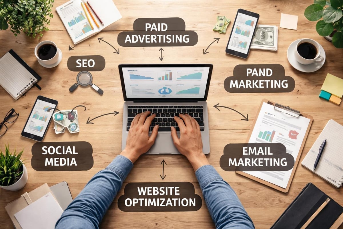 Integrated digital marketing services