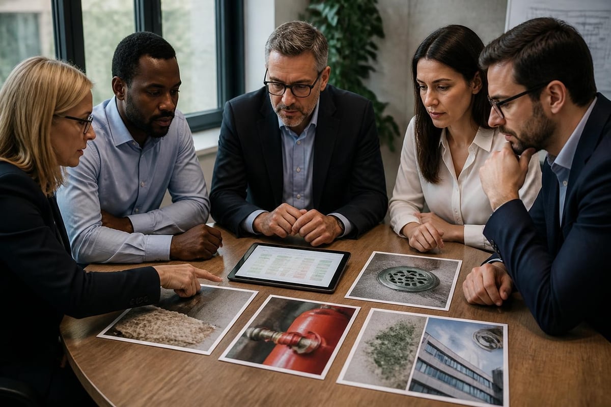 Multi-discipline property compliance coordination