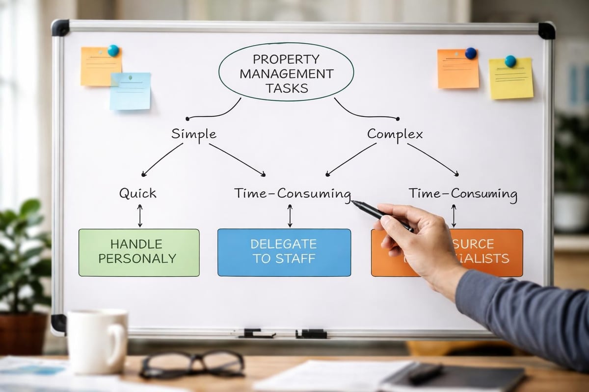 Delegation workflow in property management