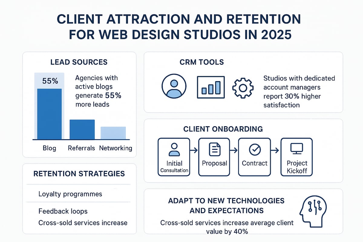 Attracting and Retaining Clients in a Crowded Market