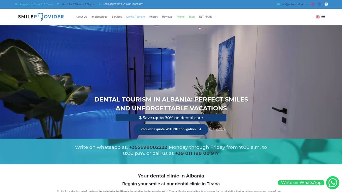 Οδοντικά εμφυτεύματα Αλβανία: Πλήρης και ενημερωμένος οδηγός 2026 - Smile Provider Dental Clinic: Αριστεία στην εμφυτευματολογία στην Αλβανία